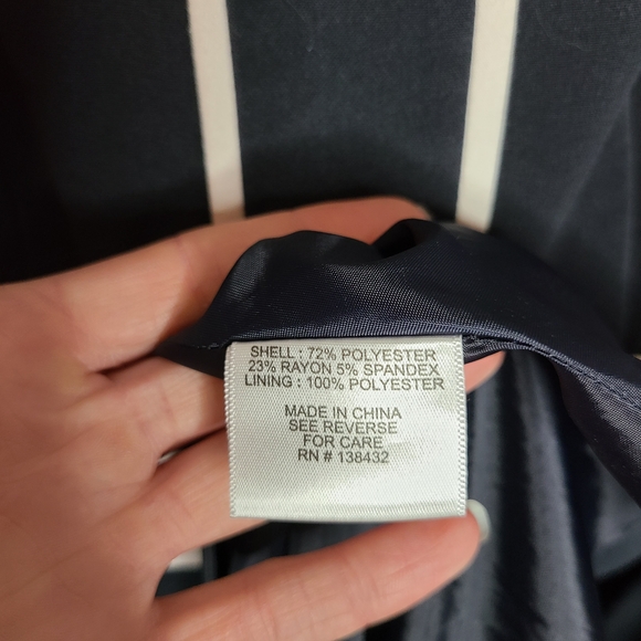 Modcloth Sleeveless Navy Dress - Picture 3 of 8